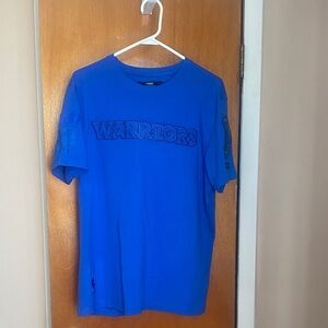 Warriors Blue Crew Neck T-Shirt - Men's